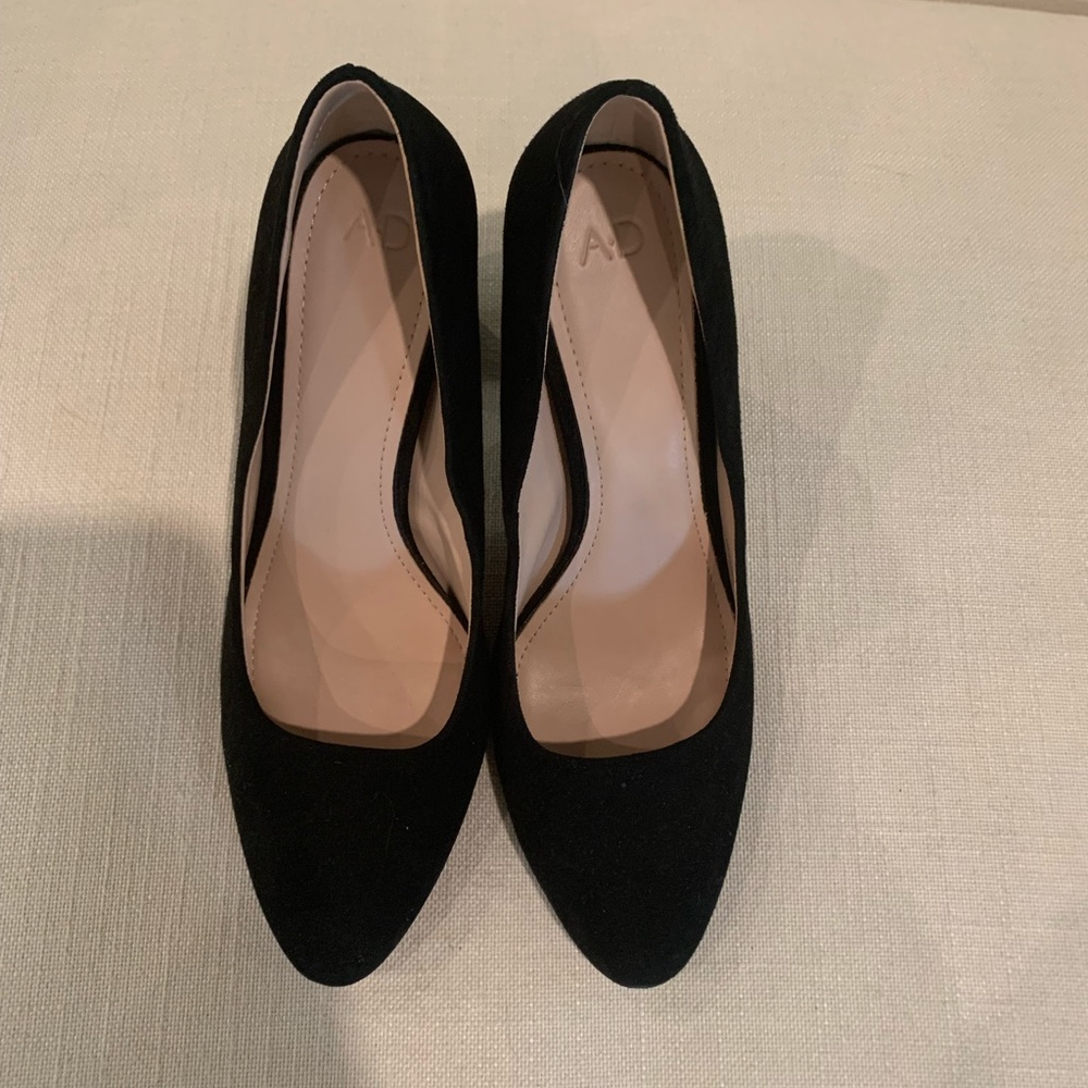 Black Velvet High Heels